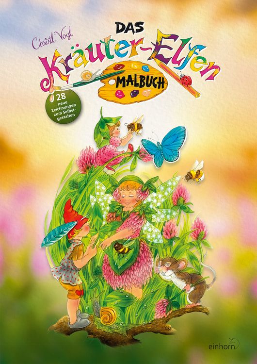 Produktbild: Das neue Kr&auml;uter-Elfen Malbuch