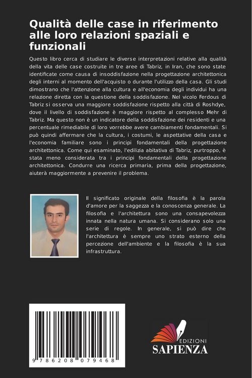 Produktbild: Qualit&agrave; delle case in riferimento alle loro relazioni spaziali e funzionali