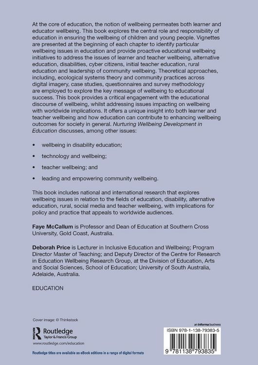 Produktbild: Nurturing Wellbeing Development in Education
