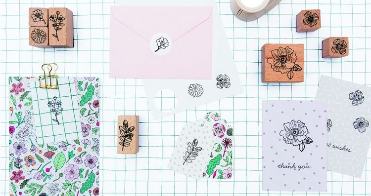 Produktbild: Stempelset, Hygge, Flowers