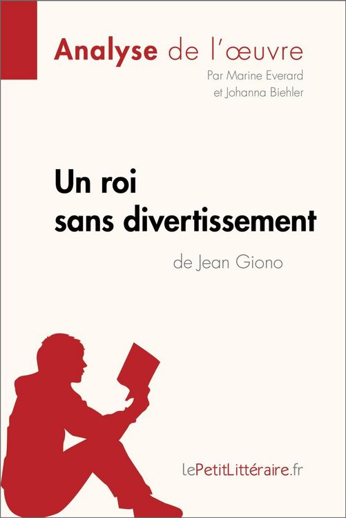 Produktbild: Un roi sans divertissement de Jean Giono (Analyse de l'oeuvre)