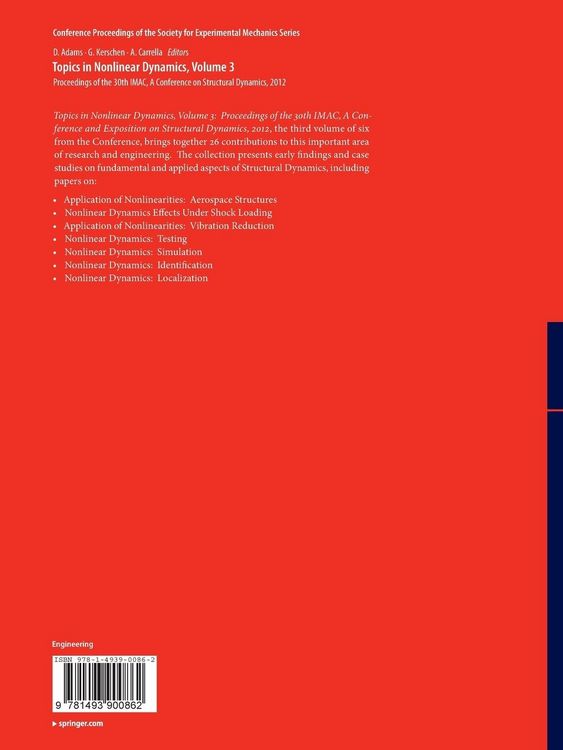 Produktbild: Topics in Nonlinear Dynamics, Volume 3