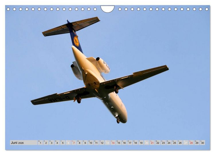 Produktbild: Flugzeuge - Starts und Landeanfl&uuml;ge (Wandkalender 2026 DIN A4 quer), CALVENDO Monatskalender