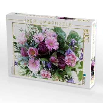 Produktbild: CALVENDO Puzzle Bunter Blumenstrau&szlig; | 1000 Teile Lege-Gr&ouml;&szlig;e 64x48cm Foto-Puzzle f&uuml;r gl&uuml;ckliche Stunden