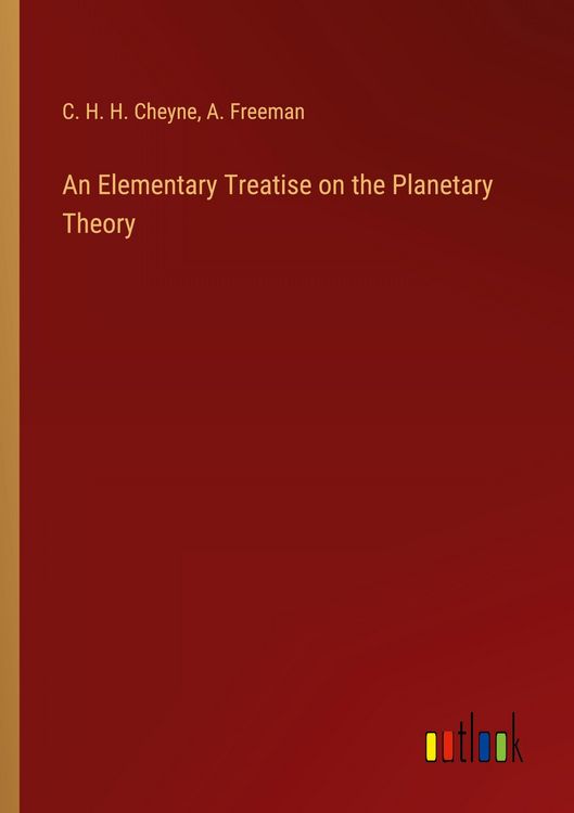 Produktbild: An Elementary Treatise on the Planetary Theory