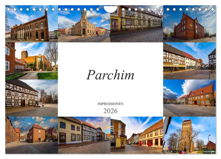 Produktbild: Parchim Impressionen (Wandkalender 2026 DIN A4 quer), CALVENDO Monatskalender