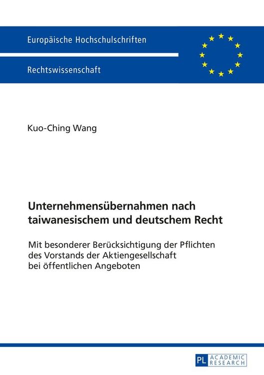 Produktbild: Unternehmens&uuml;bernahmen nach taiwanesischem und deutschem Recht