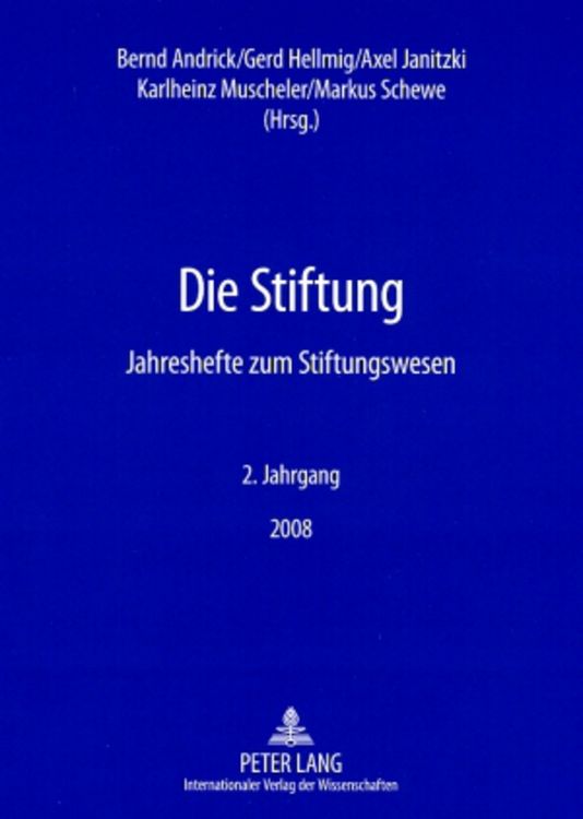Produktbild: Die Stiftung