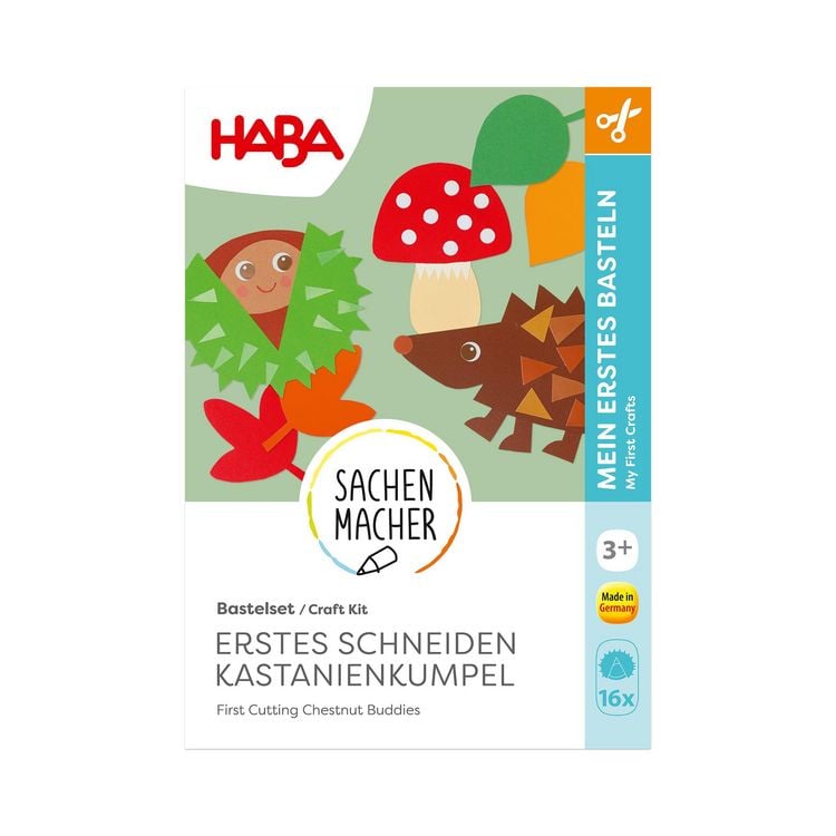 Produktbild: Bastelset - Erstes Schneiden Kastanienkumpel