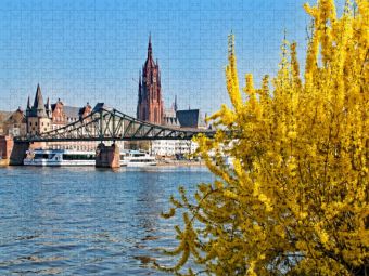 Produktbild: CALVENDO Puzzle Frankfurt am Main | 1000 Teile Lege-Gr&ouml;&szlig;e 64x48cm Foto-Puzzle f&uuml;r gl&uuml;ckliche Stunden