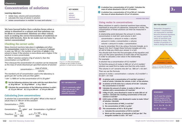 Produktbild: AQA GCSE Chemistry 9-1 Student Book