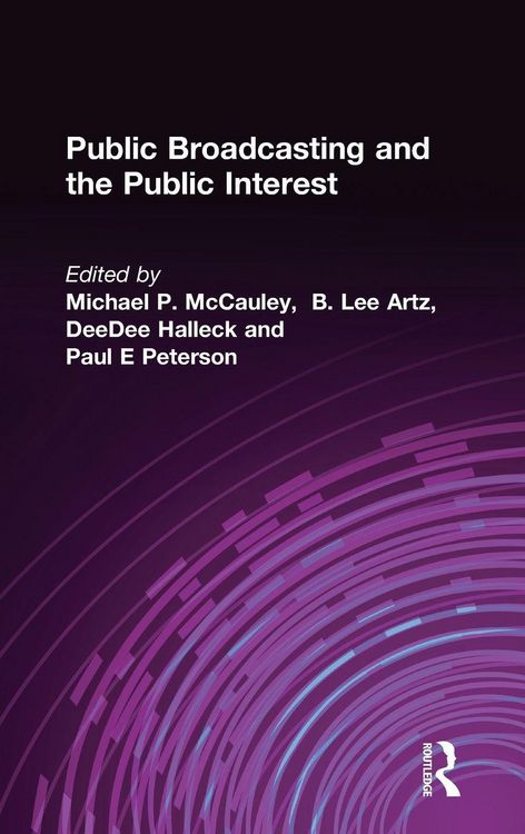 Produktbild: Public Broadcasting and the Public Interest