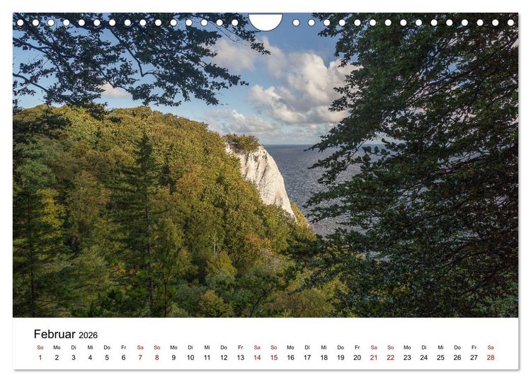 Produktbild: Traumhaftes R&uuml;gen (Wandkalender 2026 DIN A4 quer), CALVENDO Monatskalender