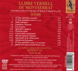 Produktbild: Libre Vermell De Montserrat (2013 Recording)