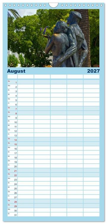 Produktbild: Familienplaner 2027 - Makarska Riviera - Malerische Urlaubsorte in Dalmatien mit 5 Spalten (Wandkalender, 21 x 45 cm) CALVENDO