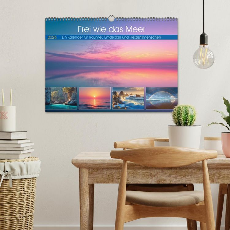 Produktbild: Frei wie das Meer (Wandkalender 2026 DIN A3 quer), CALVENDO Monatskalender