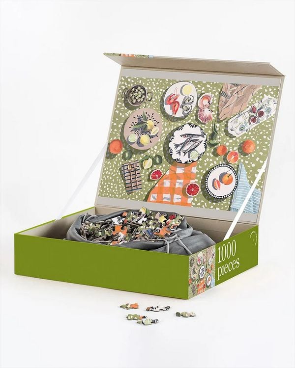 Produktbild: Table by the Sea - 1000-Piece Jigsaw Puzzle - Artist Designed Jigsaw Puzzle for Adults