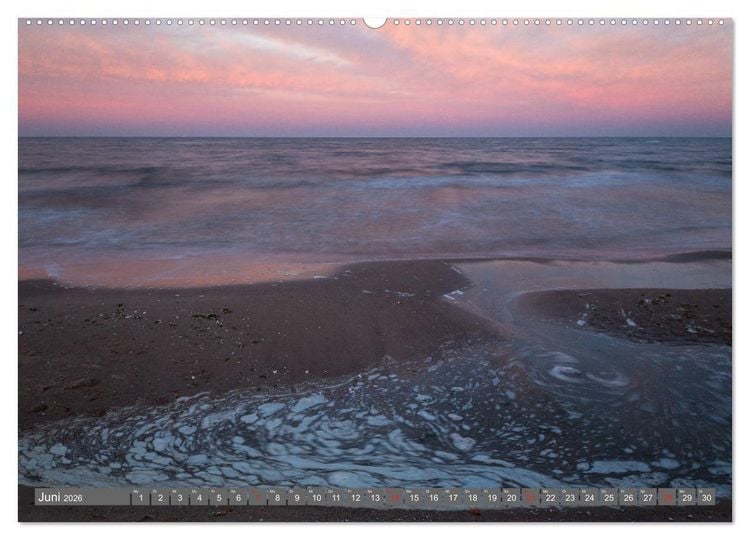Produktbild: Blick aufs ruhige Meer (hochwertiger Premium Wandkalender 2026 DIN A2 quer), Kunstdruck in Hochglanz