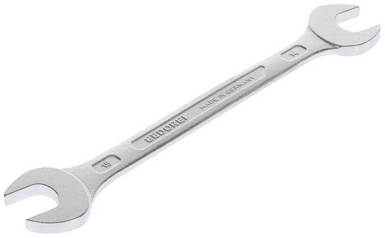 Produktbild: Gedore 6065880 6 14X15 Doppel-Maulschl&uuml;ssel Schl&uuml;sselweite (Metrisch) 14 - 15 mm