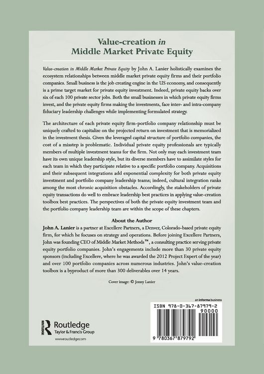 Produktbild: Value-creation in Middle Market Private Equity