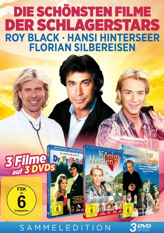 Produktbild: Die sch&ouml;nsten Filme der Schlagerstars [3 DVDs]
