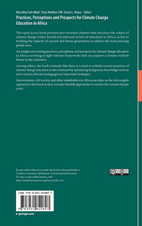 Produktbild: Practices, Perceptions and Prospects for Climate Change Education in Africa