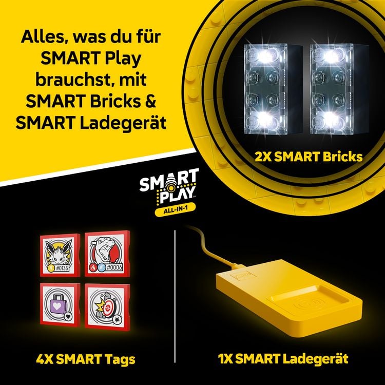Produktbild: LEGO Pok&eacute;mon SMART Play: Ultimativer Showdown zwischen Glurak und Blitza All-in-1 Set 72167