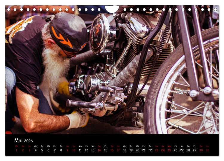 Produktbild: Custombikes 2026 (Wandkalender 2026 DIN A4 quer), CALVENDO Monatskalender