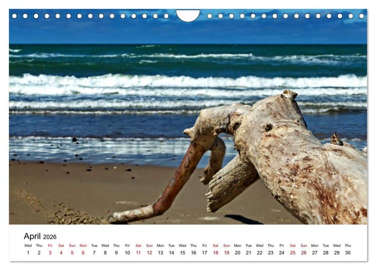 Produktbild: The Sea - A place for dreams (Wall Calendar 2026 DIN A4 landscape), CALVENDO 12 Month Wall Calendar