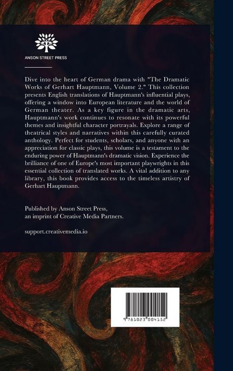 Produktbild: The Dramatic Works of Gerhart Hauptmann, Volume II