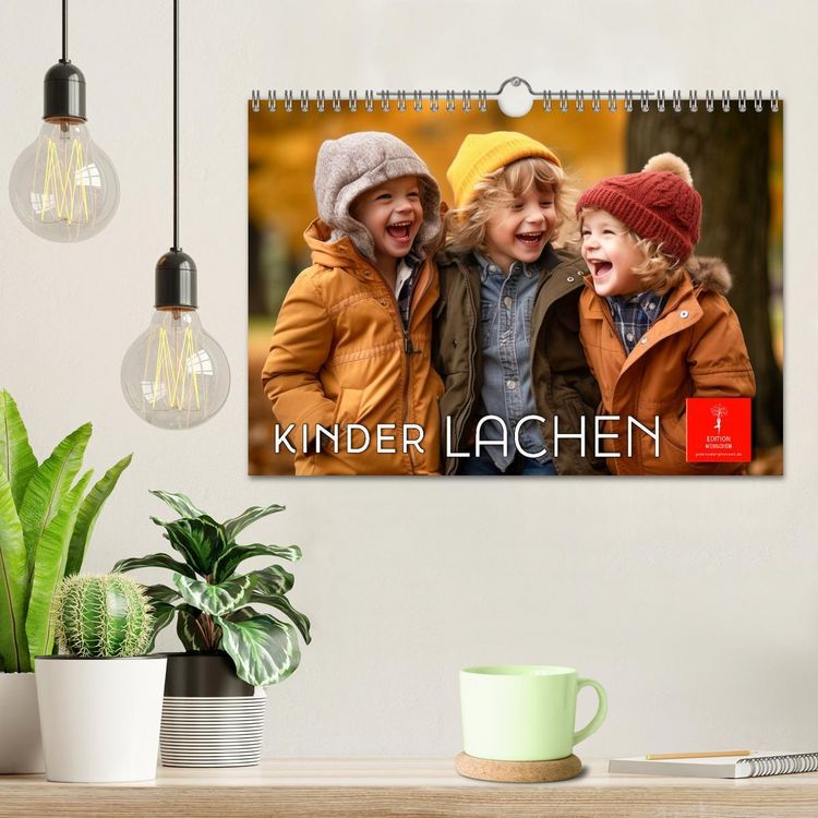 Produktbild: Kinder Lachen (Wandkalender 2026 DIN A4 quer), CALVENDO Monatskalender
