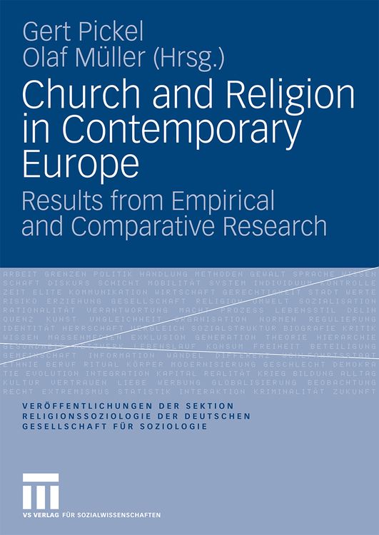 Produktbild: Church and Religion in Contemporary Europe