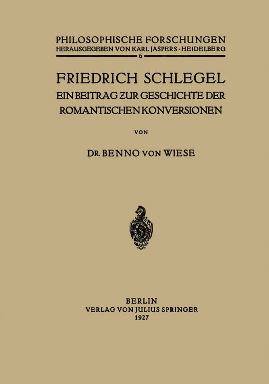 Produktbild: Friedrich Schlegel
