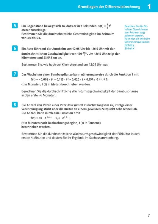 Produktbild: Klett Sicher im Abi 10-Minuten-Training Oberstufe Mathematik Differenzialrechnung