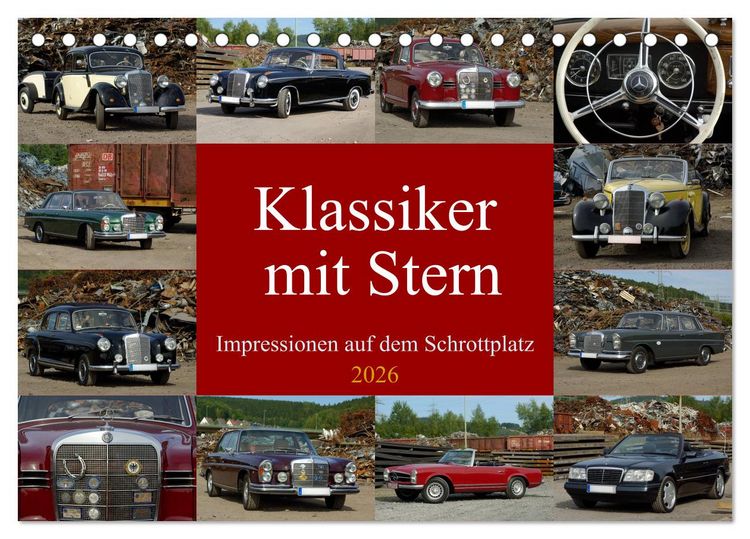 Produktbild: Klassiker mit Stern (Tischkalender 2026 DIN A5 quer), CALVENDO Monatskalender