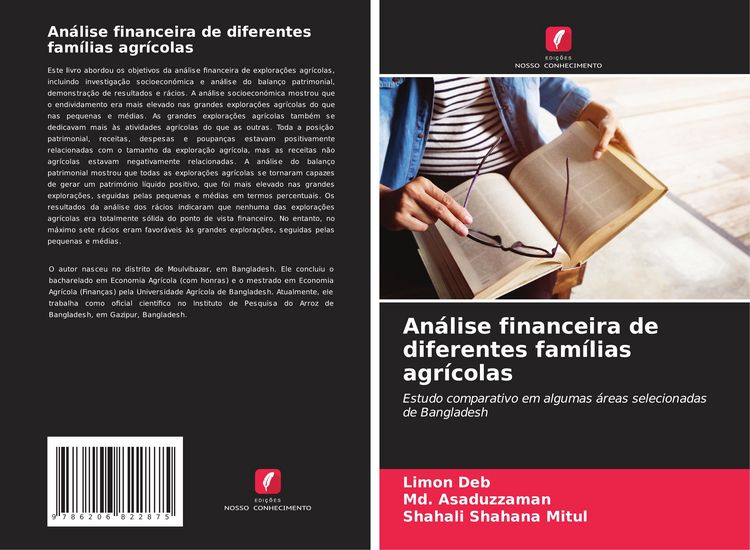 Produktbild: An&aacute;lise financeira de diferentes fam&iacute;lias agr&iacute;colas