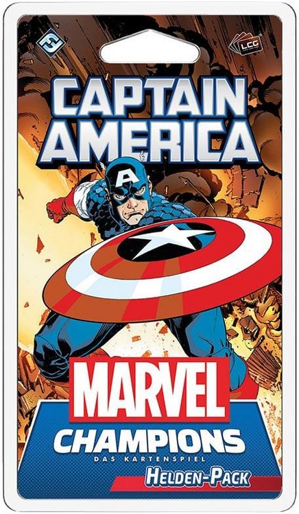 Produktbild: Asmodee FFGD2903 - Marvel Champions, Captain America, Kartenspiel, Erweiterung