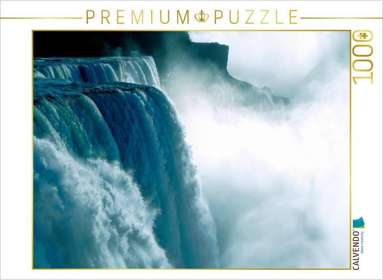 Produktbild: CALVENDO Puzzle Niagaraf&auml;lle - American Falls und Horseshoe Fall | 1000 Teile Lege-Gr&ouml;&szlig;e 64x48cm Foto-Puzzle f&uuml;r gl&uuml;ckliche Stunden