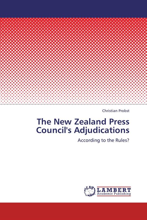 Produktbild: The New Zealand Press Council's Adjudications