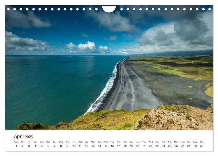 Produktbild: Summer in Iceland (Wall Calendar 2026 DIN A4 landscape), CALVENDO 12 Month Wall Calendar