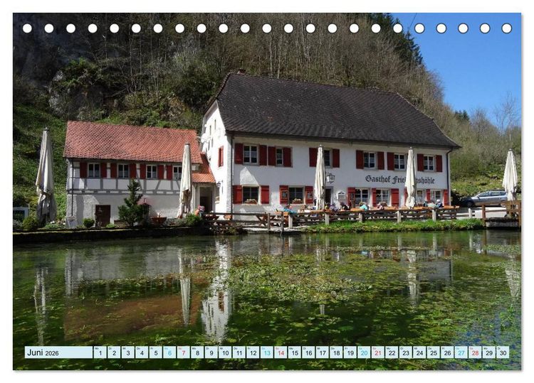 Produktbild: Stimmungsvolle Schw&auml;bische Alb (Tischkalender 2026 DIN A5 quer), CALVENDO Monatskalender