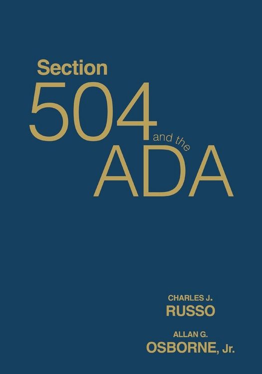 Produktbild: Section 504 and the ADA