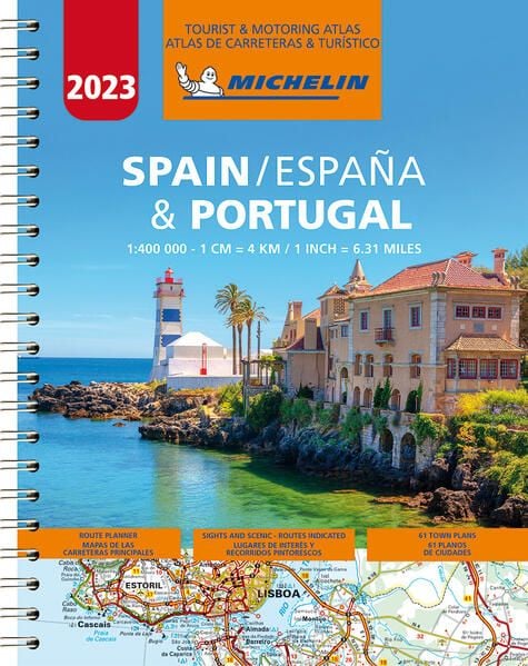 Produktbild: Michelin Stra&szlig;enatlas Spanien & Portugal mit Spiralbindung