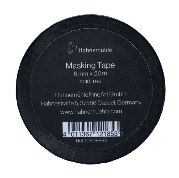 Produktbild: Hahnem&uuml;hle Masking Tape schwarz, 6 mm x 20m