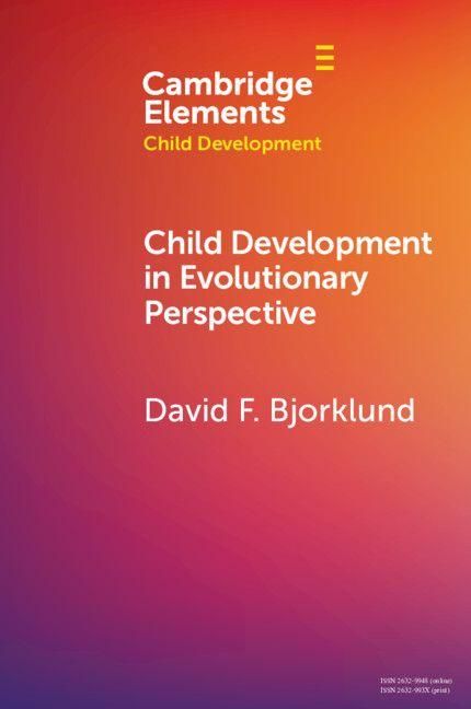 Produktbild: Child Development in Evolutionary Perspective