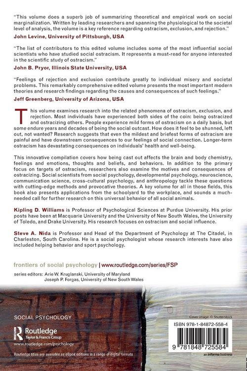 Produktbild: Ostracism, Exclusion, and Rejection