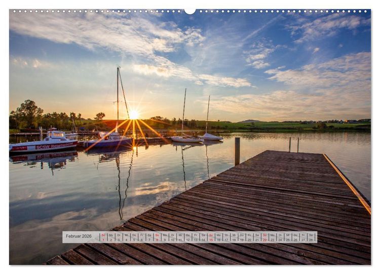 Produktbild: Rund um den Wallersee (hochwertiger Premium Wandkalender 2026 DIN A2 quer), Kunstdruck in Hochglanz