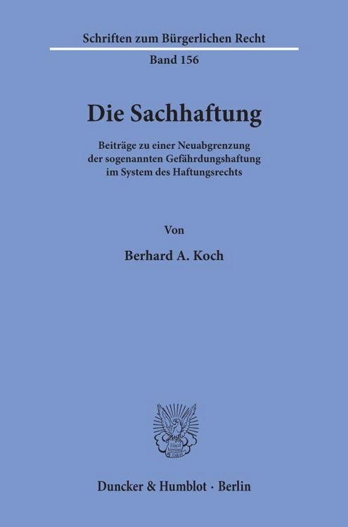 Produktbild: Die Sachhaftung.