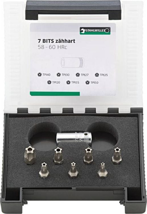 Produktbild: Stahlwille 1204/8N 5 STERN BITS-SET 96081113 Bit-Set