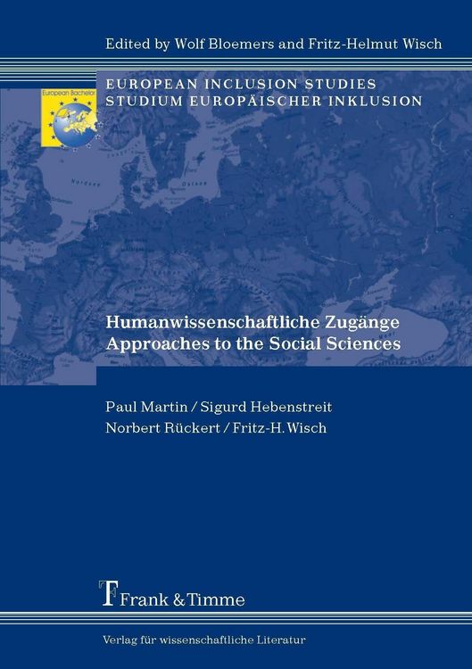 Produktbild: Humanwissenschaftliche Zug&auml;nge / Approaches to the Social Sciences